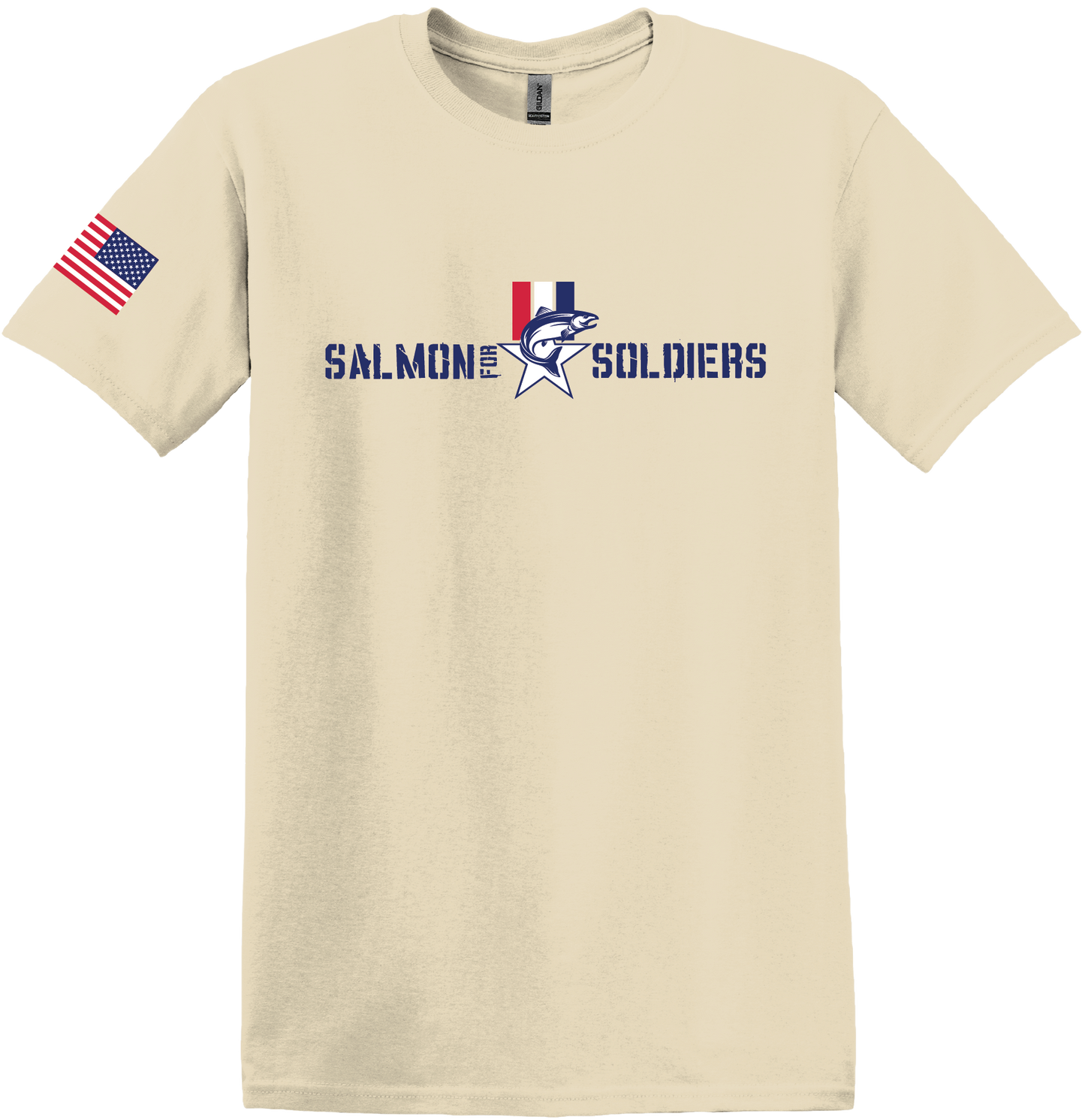 Salmon for Soldiers Logo Tee