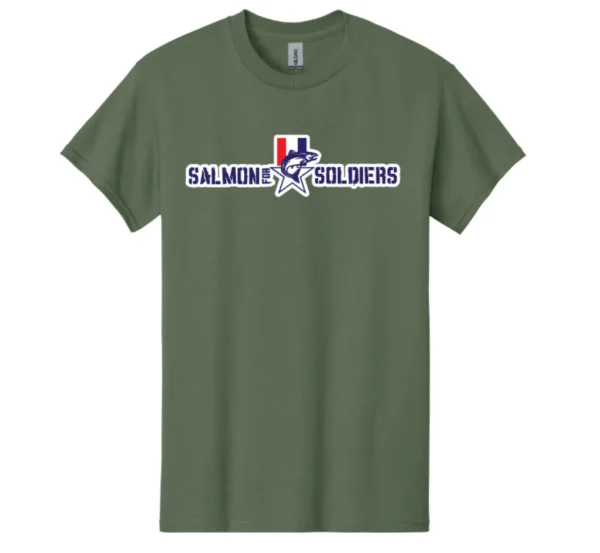 Salmon for Soldiers Logo Tee - Image 2