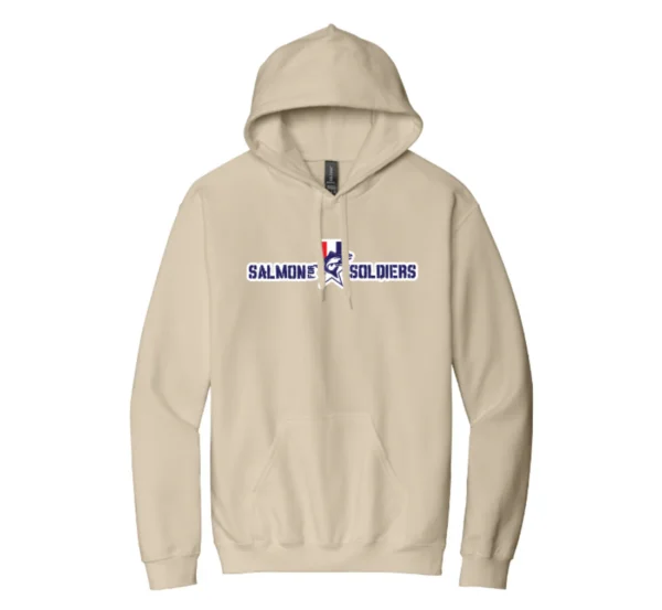 Salmon for Soldiers Logo Hoodie - Image 2